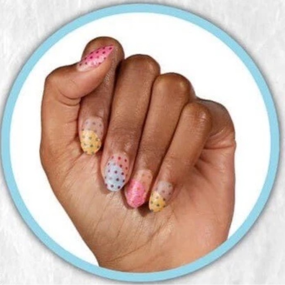 *Exclusive* Color Street: Blue Haven | Pastel Baby Pale Spring Curved French Tip - Picture 11 of 12